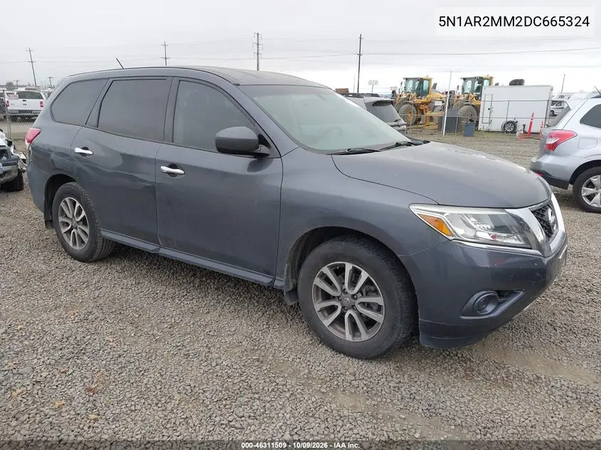 NISSAN PATHFINDER 2013, VIN 5N1AR2MM2DC665324