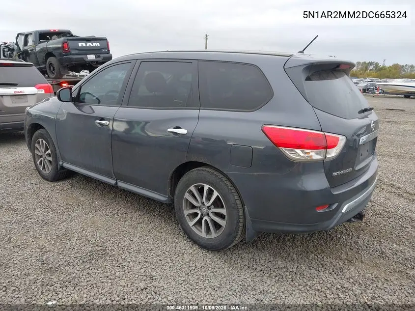 2013 NISSAN PATHFINDER VIN 5N1AR2MM2DC665324 — фото 3