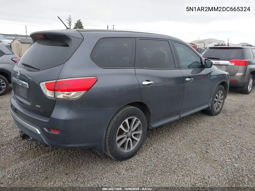 2013 NISSAN PATHFINDER VIN 5N1AR2MM2DC665324 — фото 4