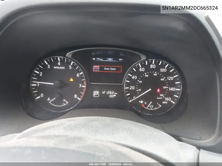 2013 NISSAN PATHFINDER VIN 5N1AR2MM2DC665324 — фото 7