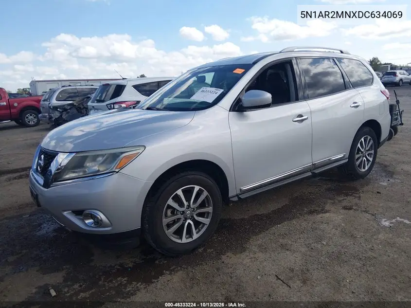 2013 NISSAN PATHFINDER VIN 5N1AR2MNXDC634069 — фото 2