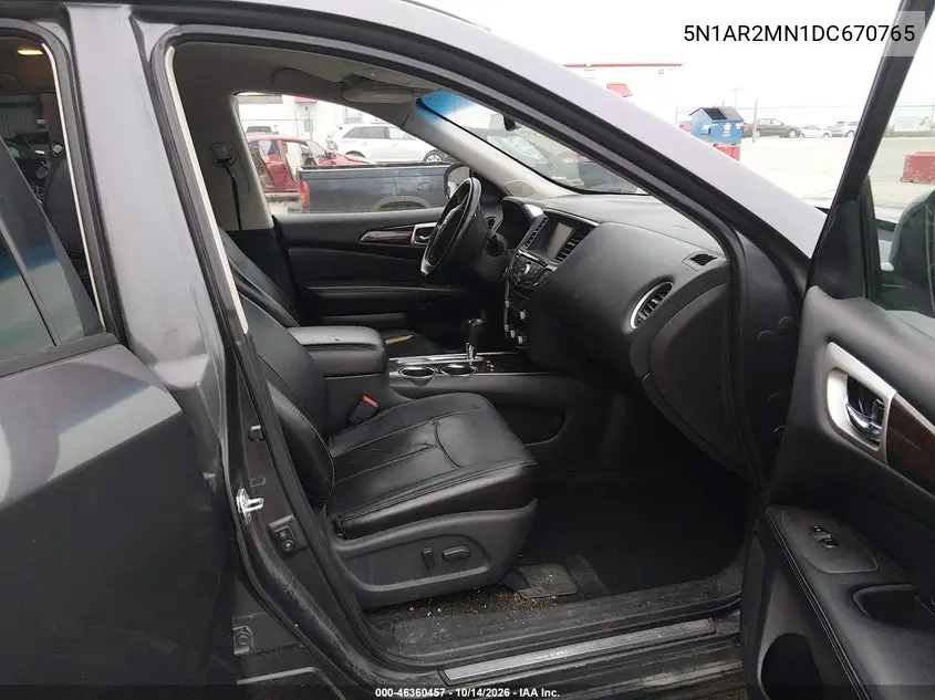 2013 NISSAN PATHFINDER VIN 5N1AR2MN1DC670765 — фото 5