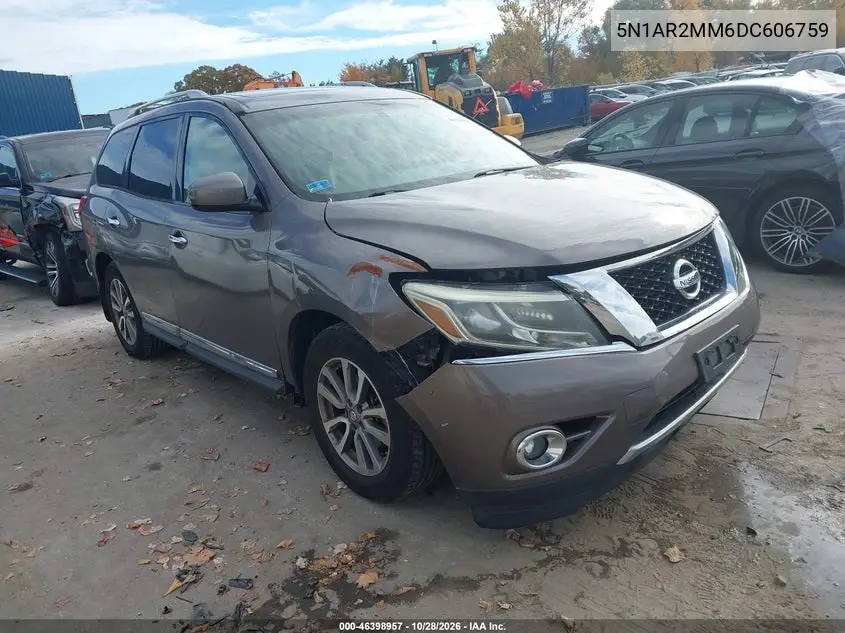 NISSAN PATHFINDER 2013, VIN 5N1AR2MM6DC606759