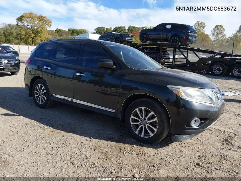 NISSAN PATHFINDER 2013, VIN 5N1AR2MM5DC683672