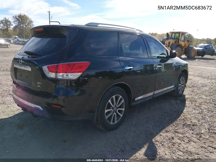 2013 NISSAN PATHFINDER VIN 5N1AR2MM5DC683672 — фото 4