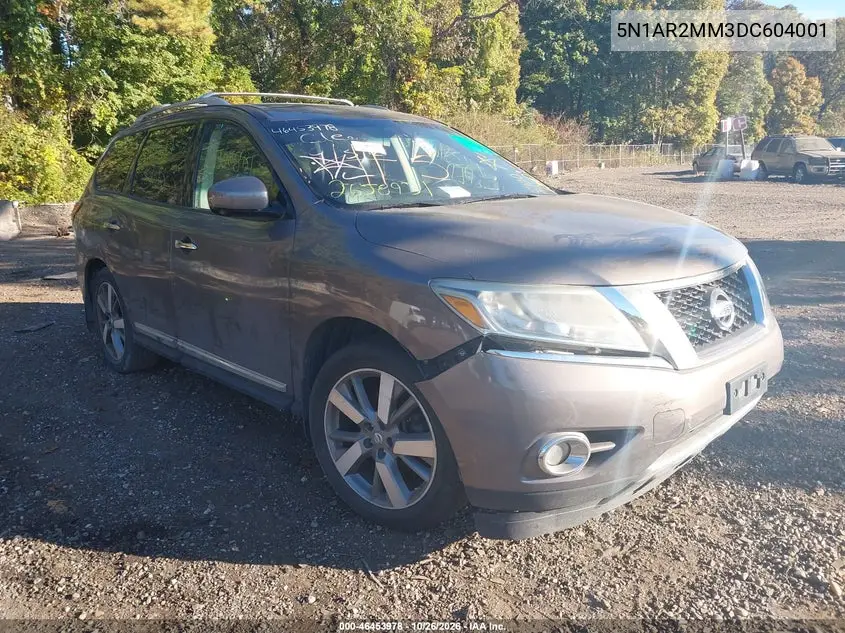 NISSAN PATHFINDER 2013, VIN 5N1AR2MM3DC604001