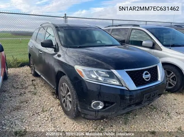 NISSAN PATHFINDER 2014, VIN 5N1AR2MM7EC631462