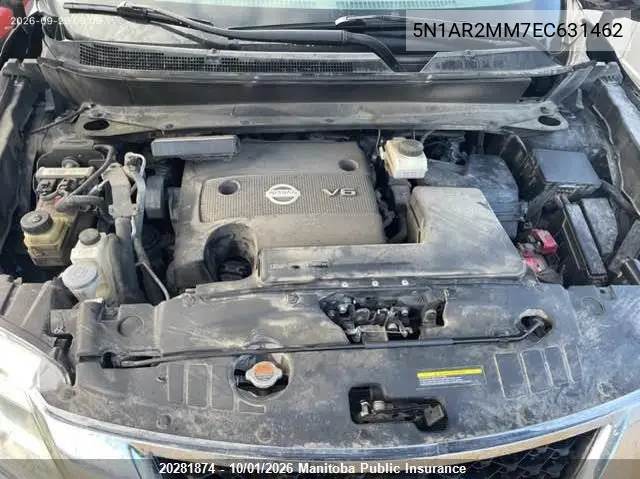 2014 NISSAN PATHFINDER VIN 5N1AR2MM7EC631462 — фото 10