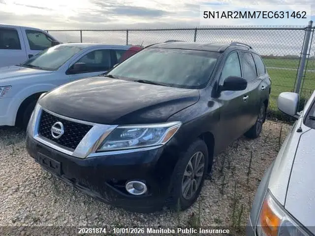 2014 NISSAN PATHFINDER VIN 5N1AR2MM7EC631462 — фото 2