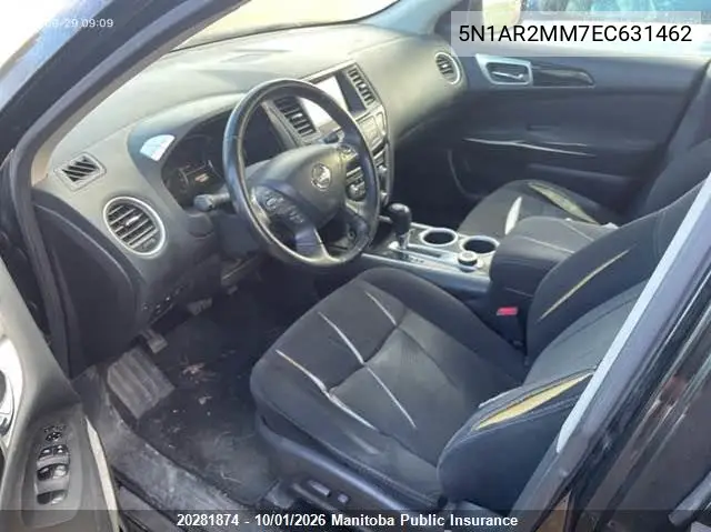 2014 NISSAN PATHFINDER VIN 5N1AR2MM7EC631462 — фото 5