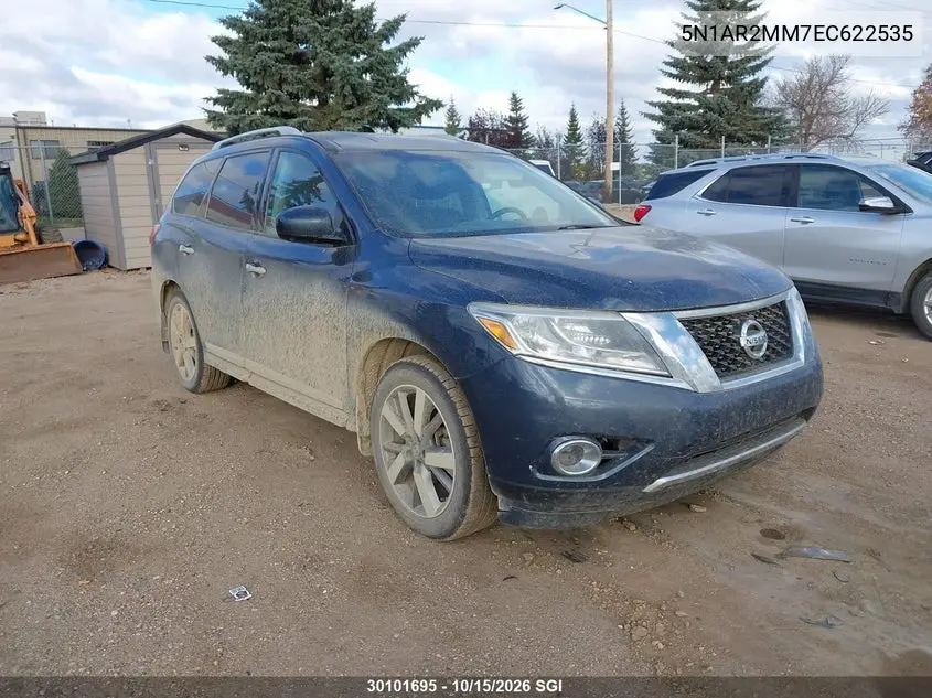 NISSAN PATHFINDER 2014, VIN 5N1AR2MM7EC622535