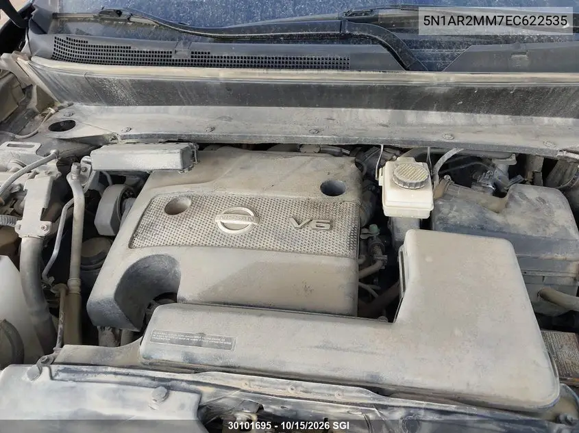 2014 NISSAN PATHFINDER VIN 5N1AR2MM7EC622535 — фото 10