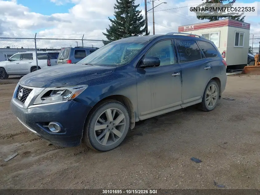 2014 NISSAN PATHFINDER VIN 5N1AR2MM7EC622535 — фото 2