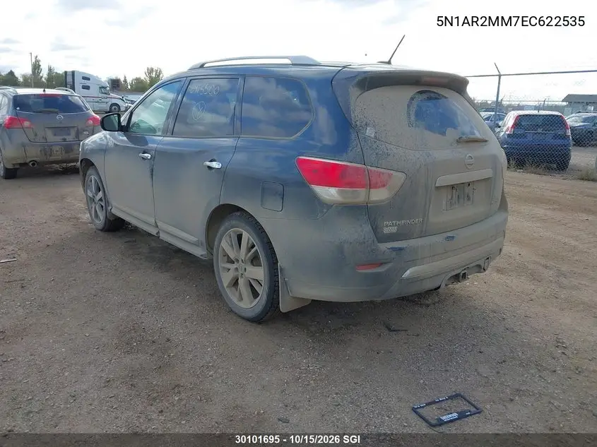 2014 NISSAN PATHFINDER VIN 5N1AR2MM7EC622535 — фото 3
