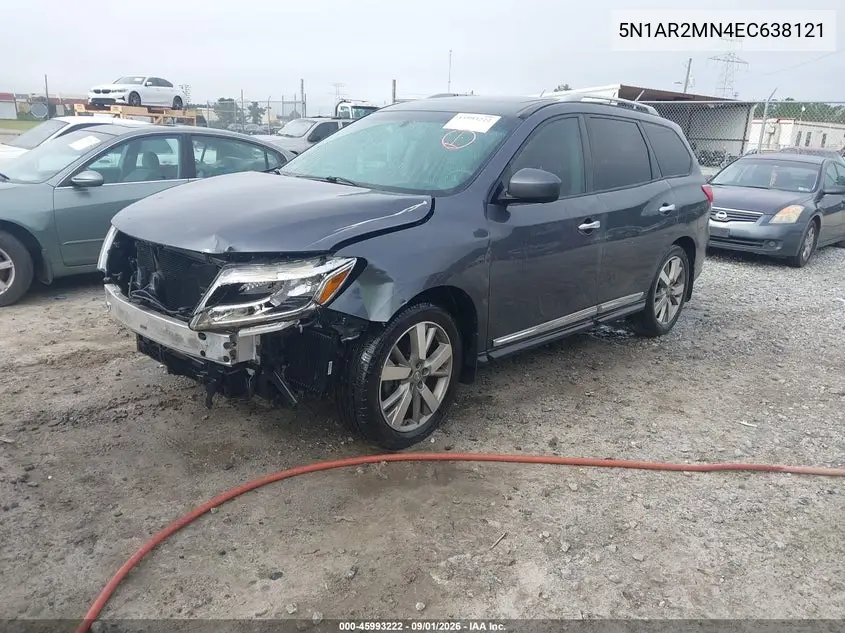 2014 NISSAN PATHFINDER VIN 5N1AR2MN4EC638121 — фото 2