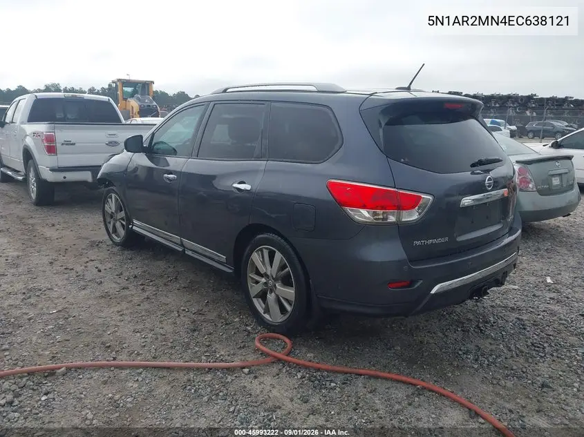 2014 NISSAN PATHFINDER VIN 5N1AR2MN4EC638121 — фото 3