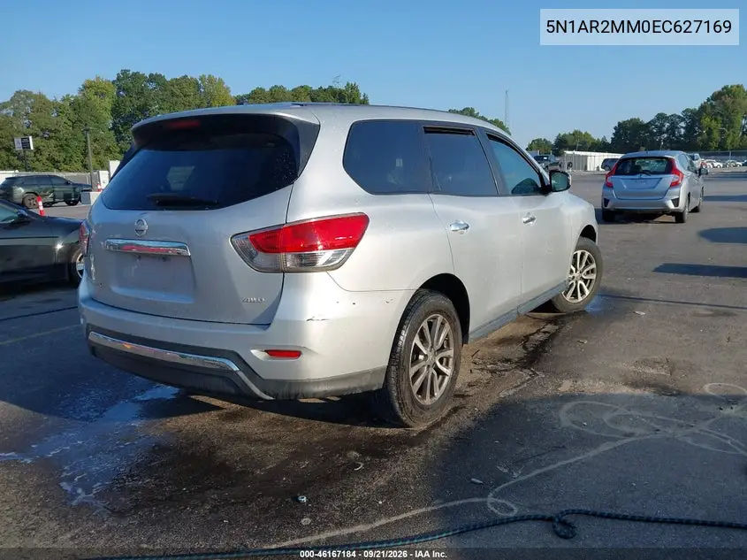 2014 NISSAN PATHFINDER VIN 5N1AR2MM0EC627169 — фото 4