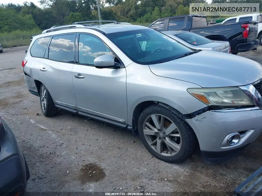 NISSAN PATHFINDER 2014, VIN 5N1AR2MNXEC687713