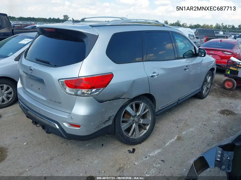 2014 NISSAN PATHFINDER VIN 5N1AR2MNXEC687713 — фото 4