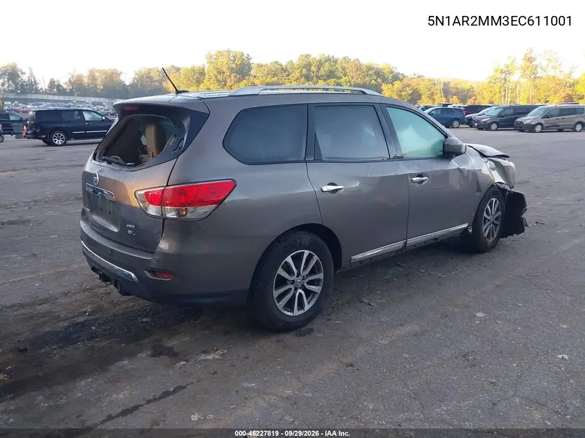 2014 NISSAN PATHFINDER VIN 5N1AR2MM3EC611001 — фото 4