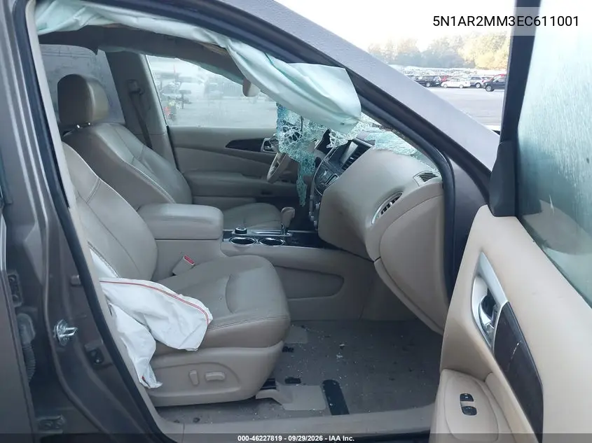 2014 NISSAN PATHFINDER VIN 5N1AR2MM3EC611001 — фото 5