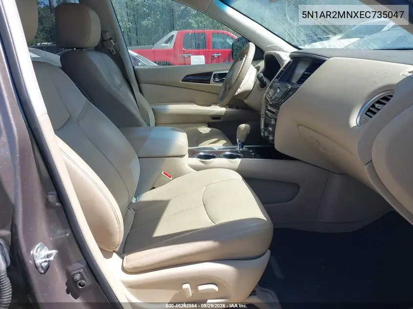 2014 NISSAN PATHFINDER VIN 5N1AR2MNXEC735047 — фото 5