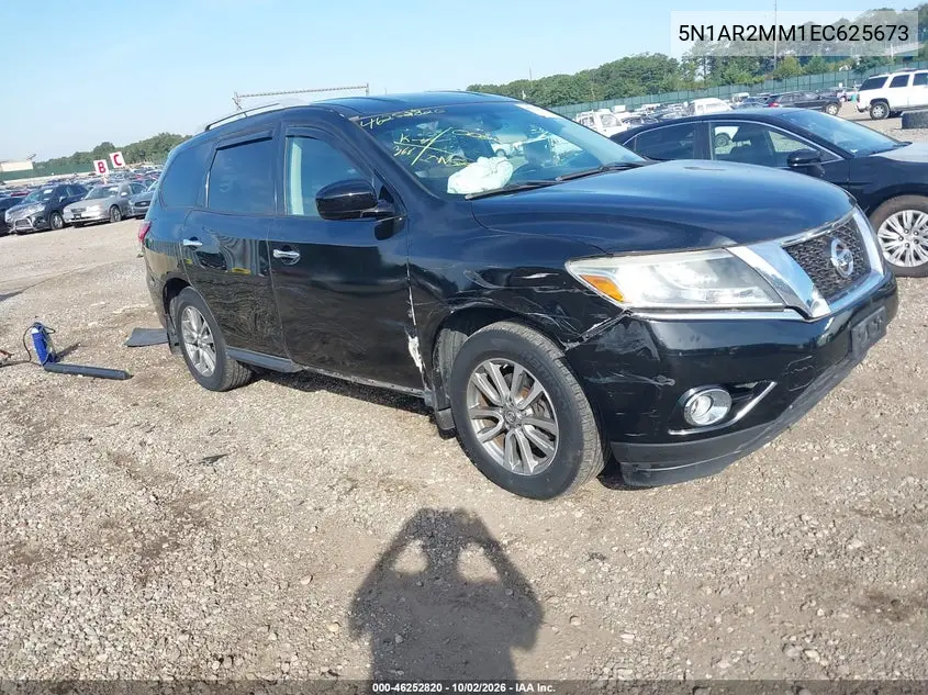 NISSAN PATHFINDER 2014, VIN 5N1AR2MM1EC625673