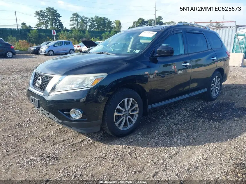 2014 NISSAN PATHFINDER VIN 5N1AR2MM1EC625673 — фото 2