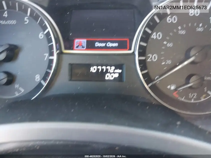 2014 NISSAN PATHFINDER VIN 5N1AR2MM1EC625673 — фото 7