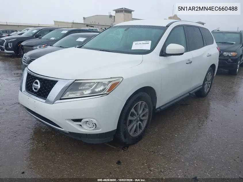 2014 NISSAN PATHFINDER VIN 5N1AR2MN4EC660488 — фото 2