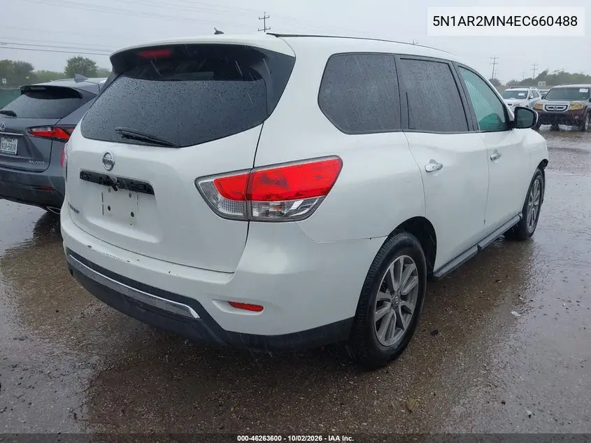 2014 NISSAN PATHFINDER VIN 5N1AR2MN4EC660488 — фото 4