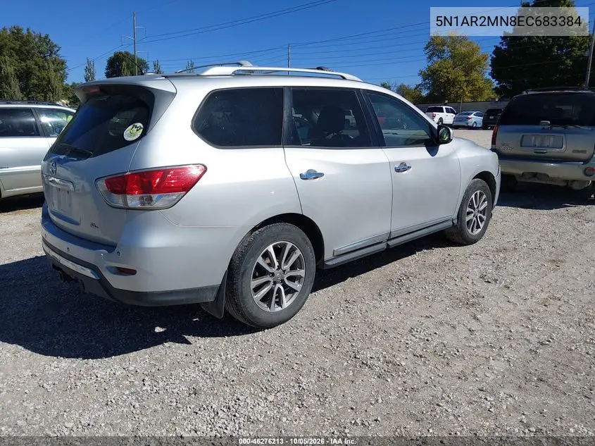 2014 NISSAN PATHFINDER VIN 5N1AR2MN8EC683384 — фото 4