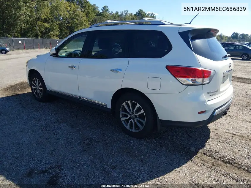 2014 NISSAN PATHFINDER VIN 5N1AR2MM6EC686839 — фото 3