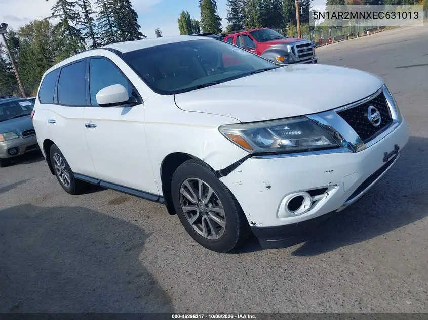 NISSAN PATHFINDER 2014, VIN 5N1AR2MNXEC631013