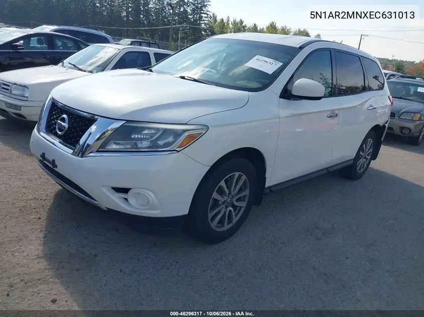 2014 NISSAN PATHFINDER VIN 5N1AR2MNXEC631013 — фото 2