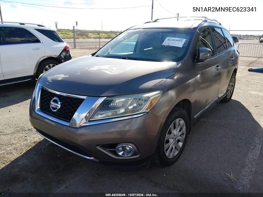 2014 NISSAN PATHFINDER VIN 5N1AR2MN9EC623341 — фото 2