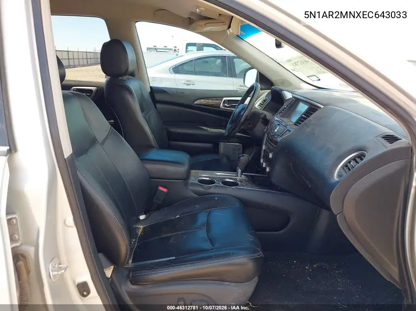 2014 NISSAN PATHFINDER VIN 5N1AR2MNXEC643033 — фото 5
