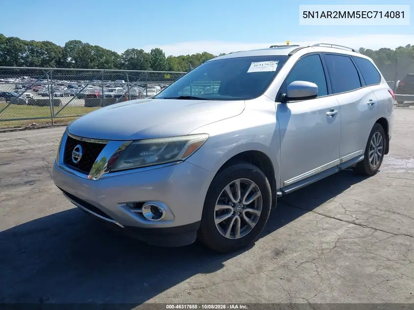 2014 NISSAN PATHFINDER VIN 5N1AR2MM5EC714081 — фото 2