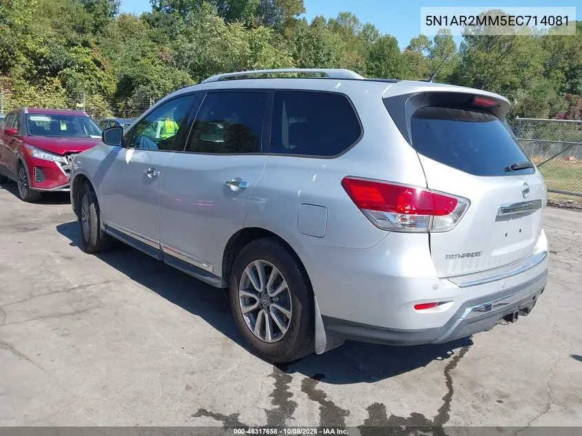 2014 NISSAN PATHFINDER VIN 5N1AR2MM5EC714081 — фото 3