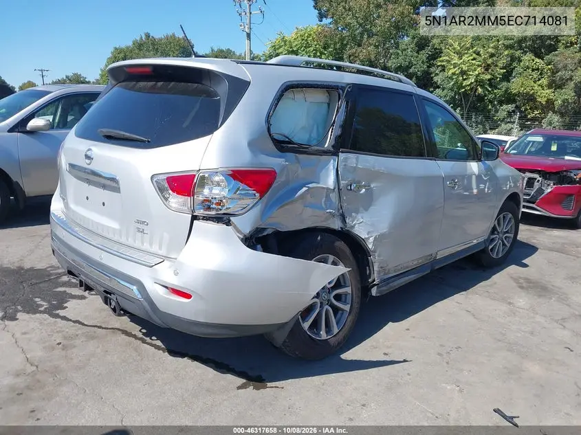 2014 NISSAN PATHFINDER VIN 5N1AR2MM5EC714081 — фото 4
