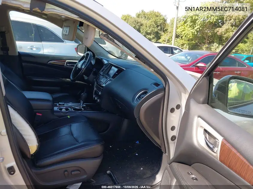 2014 NISSAN PATHFINDER VIN 5N1AR2MM5EC714081 — фото 5