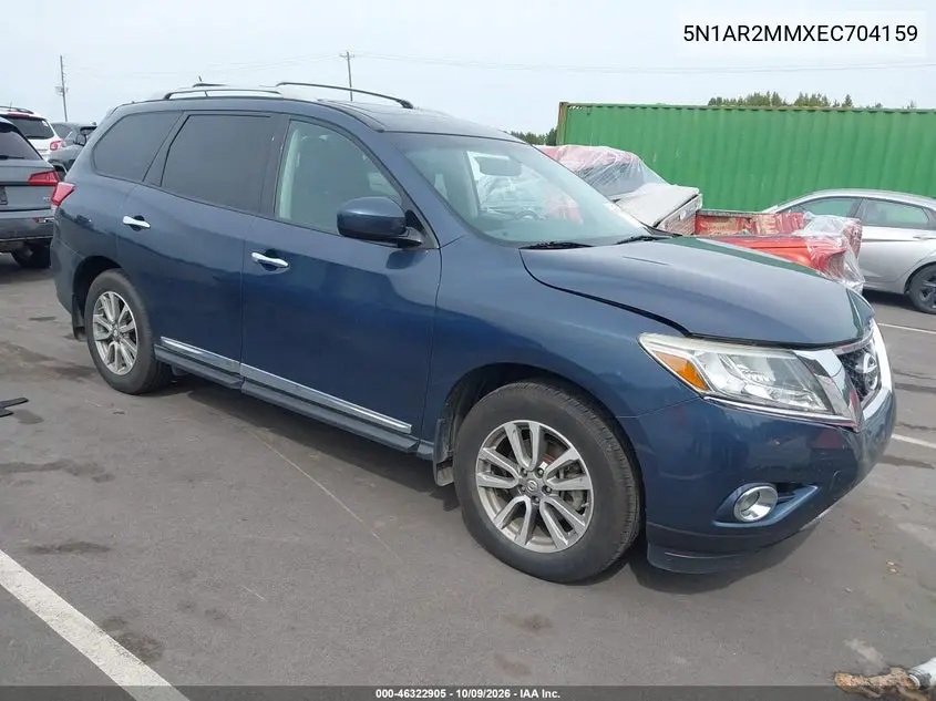 NISSAN PATHFINDER 2014, VIN 5N1AR2MMXEC704159
