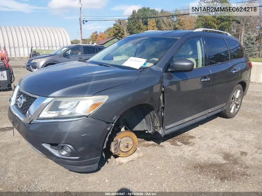 2014 NISSAN PATHFINDER VIN 5N1AR2MM5EC624218 — фото 2