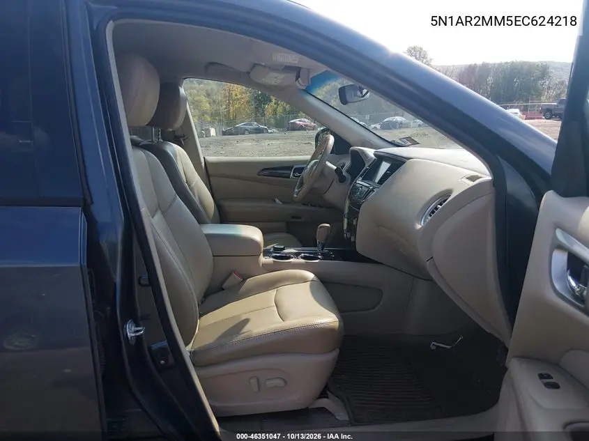 2014 NISSAN PATHFINDER VIN 5N1AR2MM5EC624218 — фото 5
