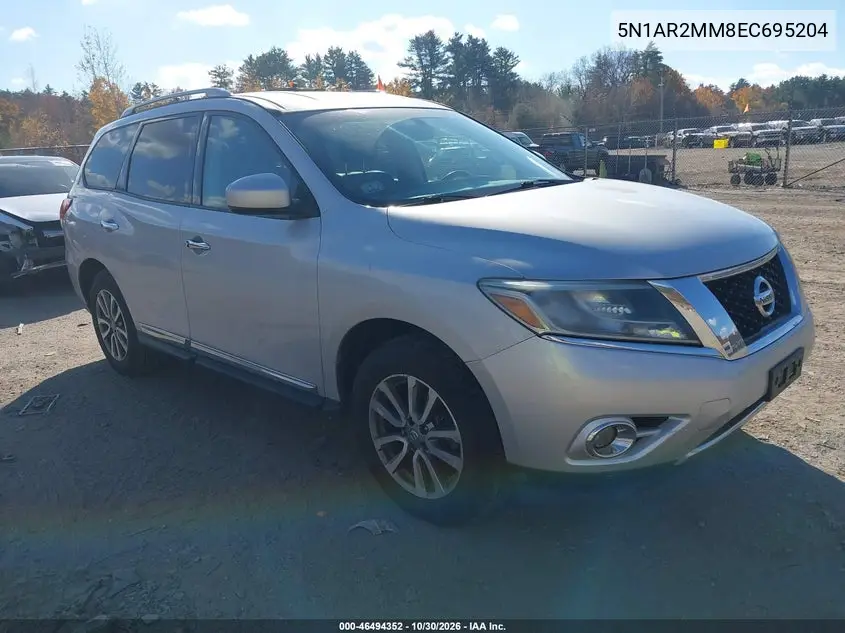 NISSAN PATHFINDER 2014, VIN 5N1AR2MM8EC695204