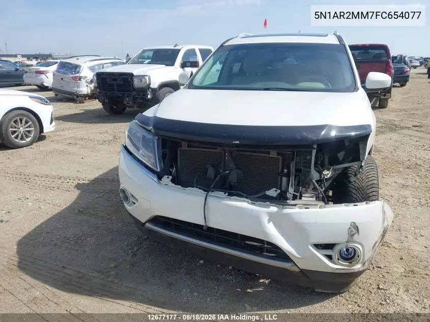 2015 NISSAN PATHFINDER VIN 5N1AR2MM7FC654077 — фото 12