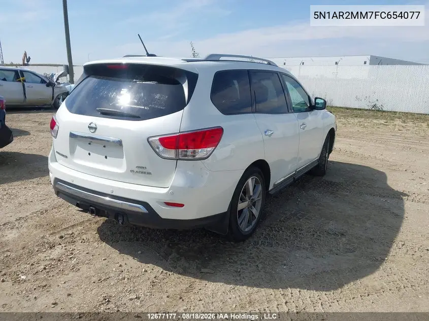 2015 NISSAN PATHFINDER VIN 5N1AR2MM7FC654077 — фото 4