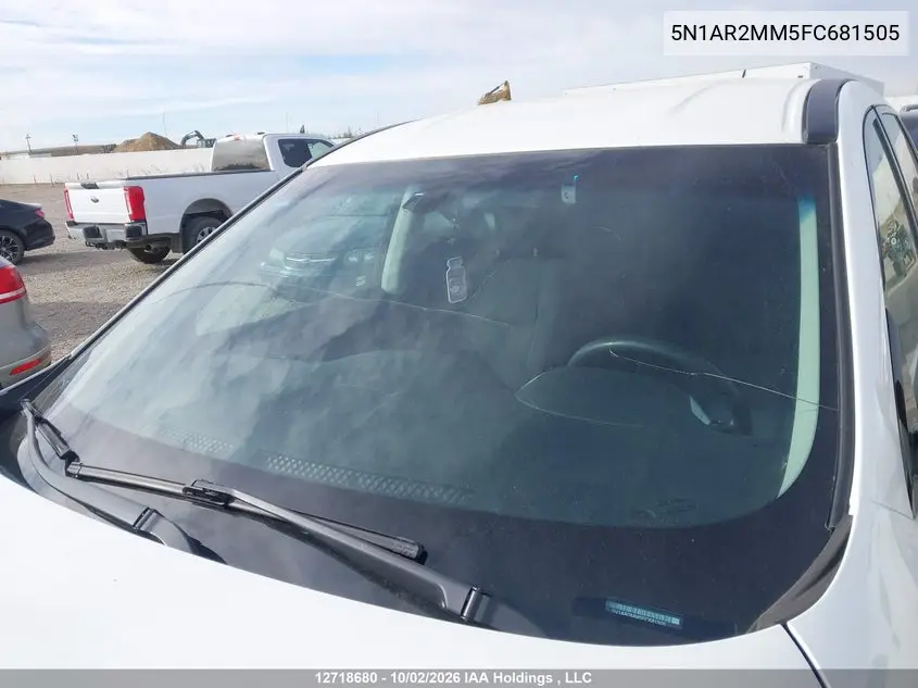 2015 NISSAN PATHFINDER VIN 5N1AR2MM5FC681505 — фото 17