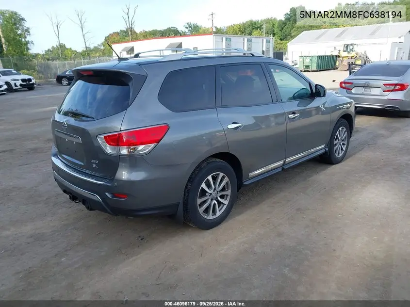 2015 NISSAN PATHFINDER VIN 5N1AR2MM8FC638194 — фото 4