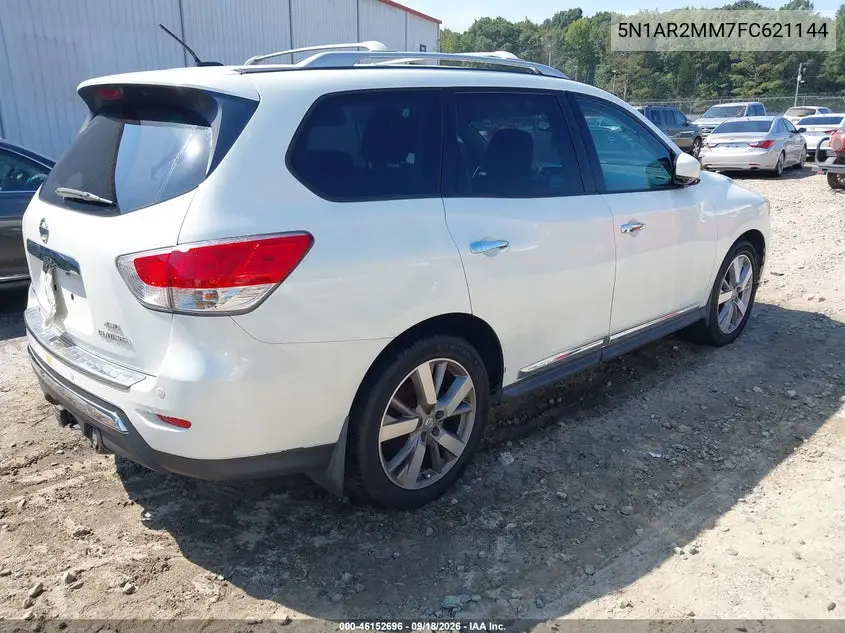 2015 NISSAN PATHFINDER VIN 5N1AR2MM7FC621144 — фото 4